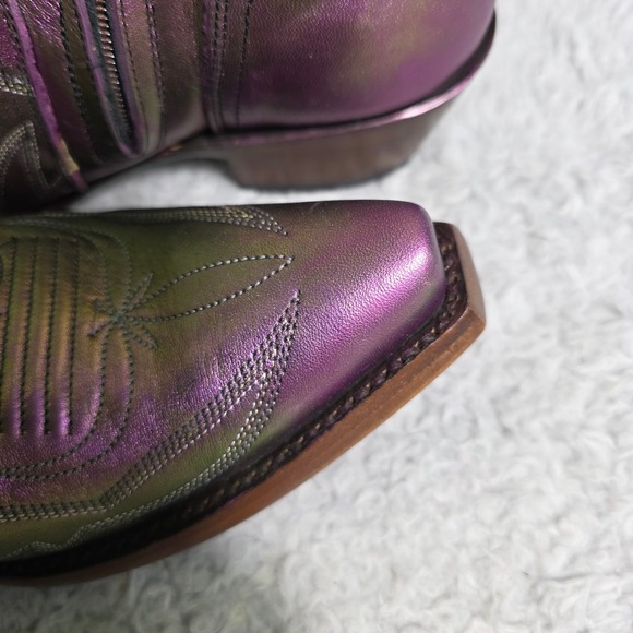 Old Gringo Mayra Bis Prisma Iridescent Cowboy Boots Snip Toe 7B NEW - Picture 8 of 13